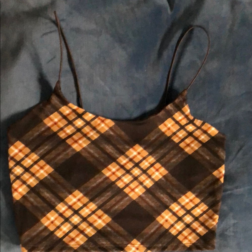 Plaid Spaghetti Strap rue21 Top